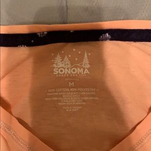 Long sleeve pajama top